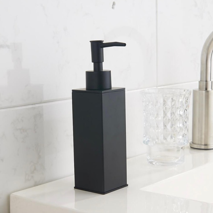 Square shop soap dispenser
