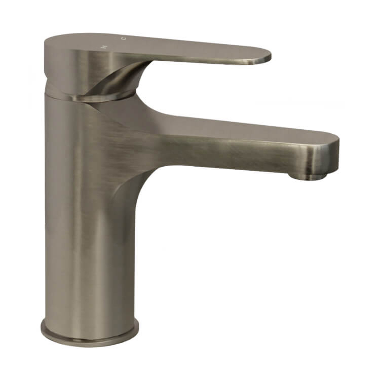 Bathroom Faucet, Remer L11USNL-NB, Brushed Nickel Single Hole Bathroom Faucet