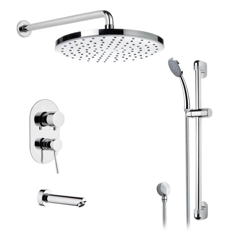 7.5 L x 10 W Remer Remer TSR9007 Galiano Pressure Balance Tub and Shower Faucet 7.5 L x 10 W Remer Remer TSR9007 Galiano Pressure Balance Tub and Shower Faucet