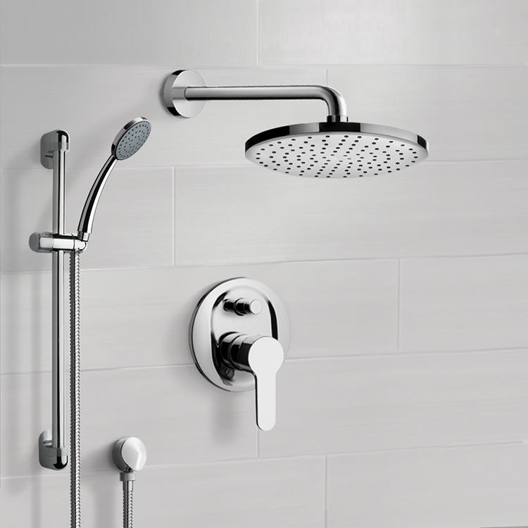 Shower Faucet, Remer SFR12, Chrome Shower System with 8