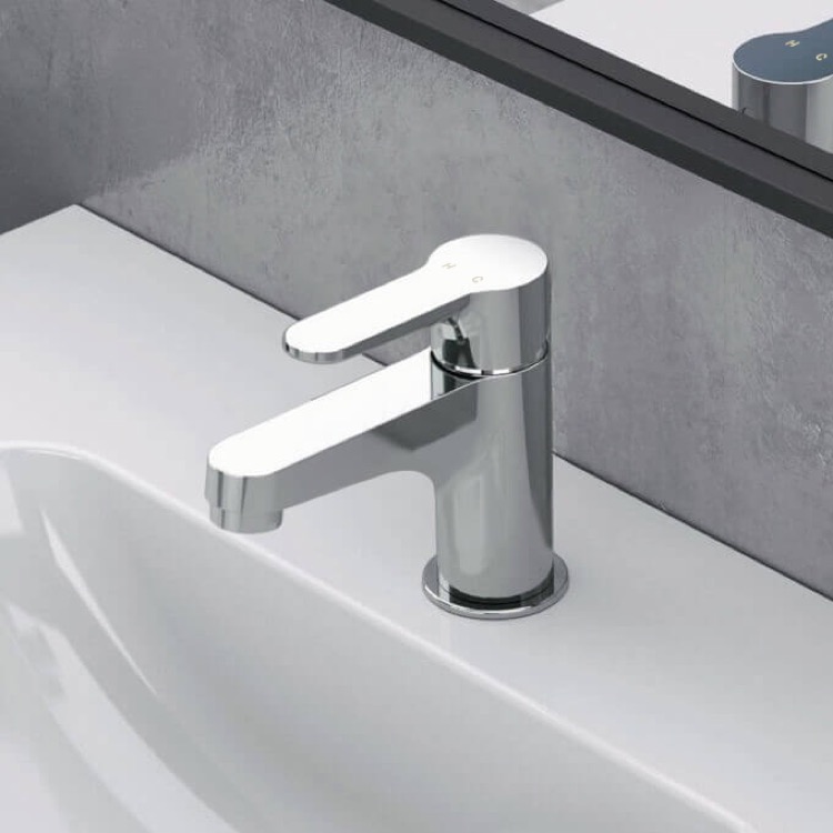 Bathroom Faucet, Remer W11SUSNL-CR, Chrome Single Hole Bathroom Faucet