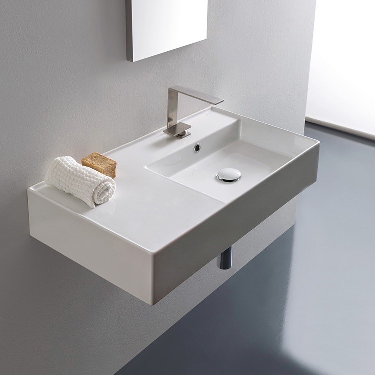 Scarabeo 5118-One Hole Bathroom Sink, Teorema 2 | Nameek's