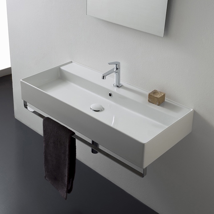 Scarabeo 8031 R 100a Tb Bathroom Sink Teorema Nameek S - Nameeks Teorema Wall Mounted Bathroom Sink In White Scarabeo 8031 R 100a Tb Bathroom Sink Teorema Nameek S - Nameeks Teorema Wall Mounted Bathroom Sink In White