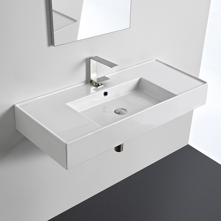 Scarabeo 5124-One Hole Bathroom Sink, Teorema 2 | Nameek's