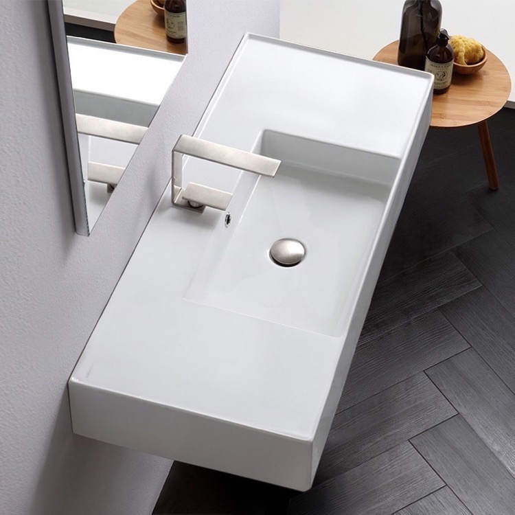 Scarabeo 5124-One Hole Bathroom Sink, Teorema 2 | Nameek's